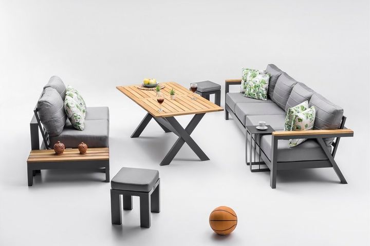 Daisy Hoekloungeset, Antraciet