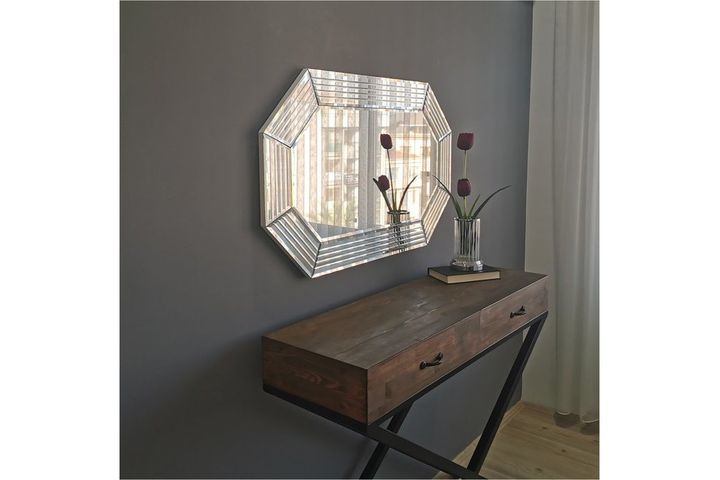 Neostyle Dressoir Spiegel, 60x100 cm, Zilver