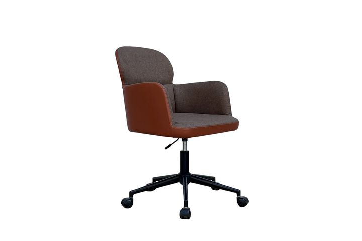 Sancak Office Roll Bureaustoel, Coffee Tan