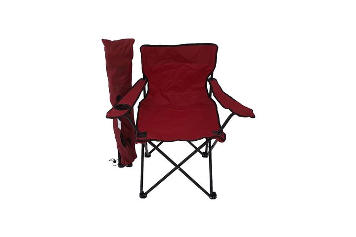Mercia Folding Camping Chair, Red