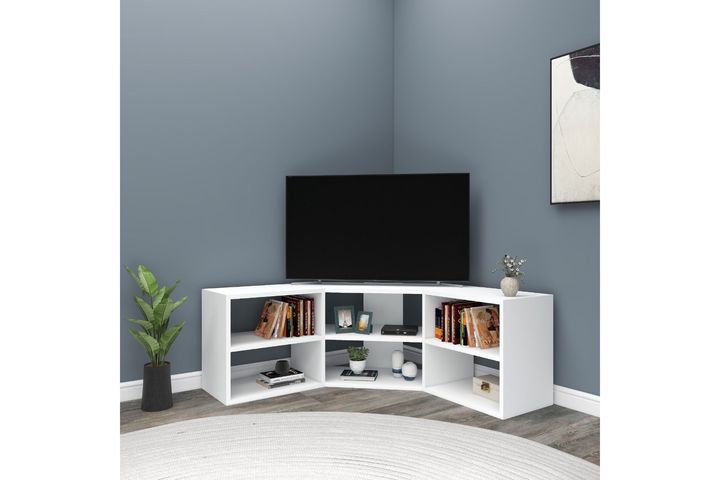 Arnetti Corner TV Unit, 149 cm, White