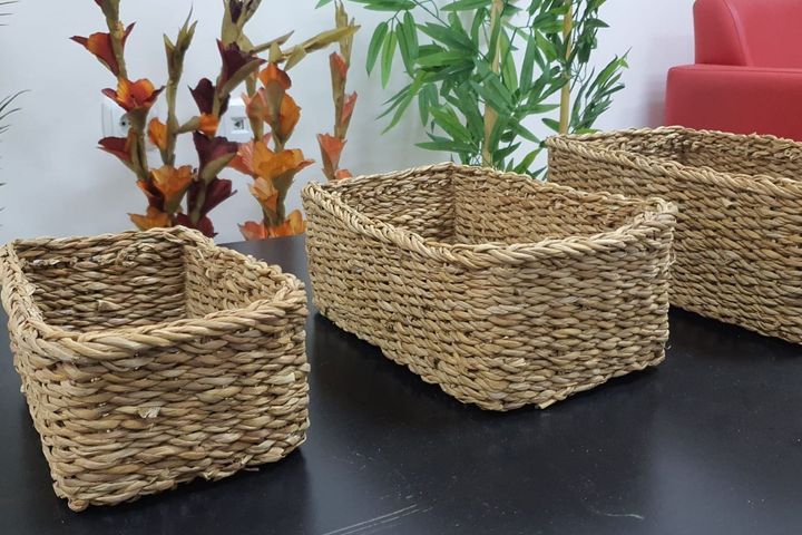 Claire 3 Piece Decorative Storage Basket