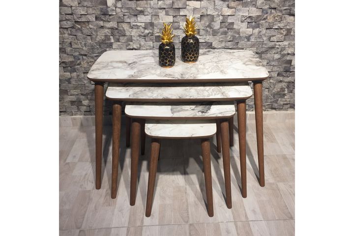 Lucy Zettafel Set, 4-delig, Wit