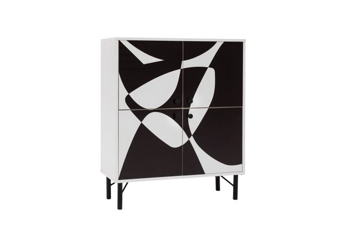 Aulia Multifunctionele Kast met Metalen Poten