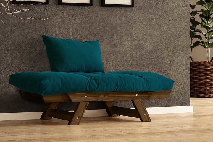 Woodesk Aller Fauteuil, Groenblauw