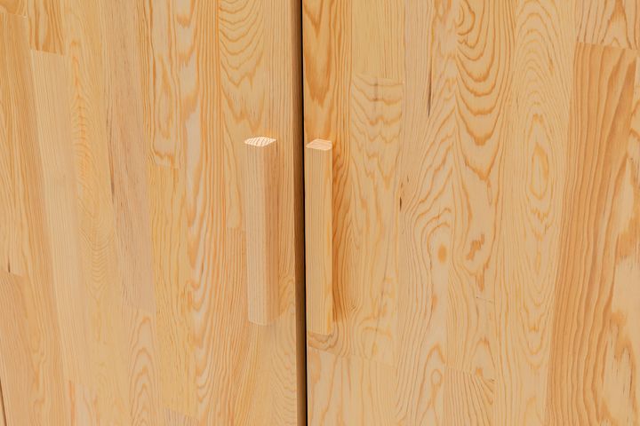 Ranch Houten Kledingkast met 2 Deuren