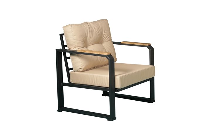 Merit Zwart Tuinbank, Beige