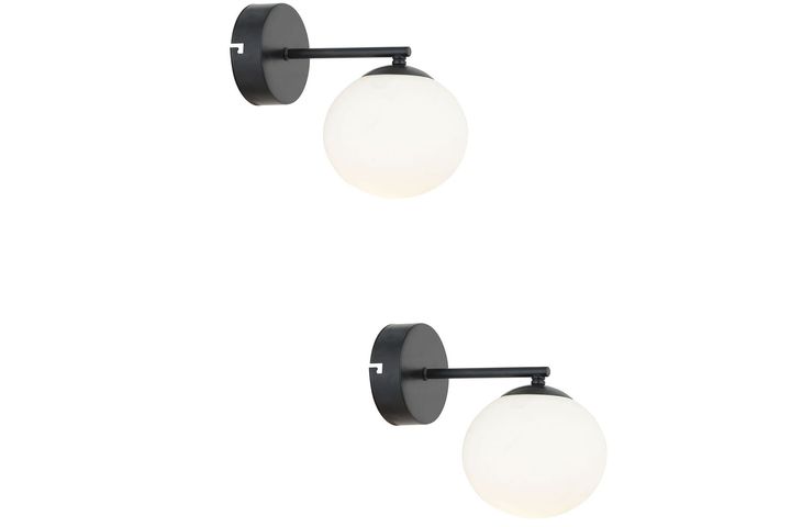 Apliqa Sidra Wandlampenset, 2 Stuks, Zwart