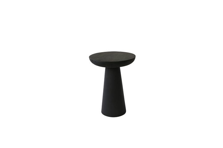 Tucas Home Mushroom Bijzettafel, 40 cm, Zwart