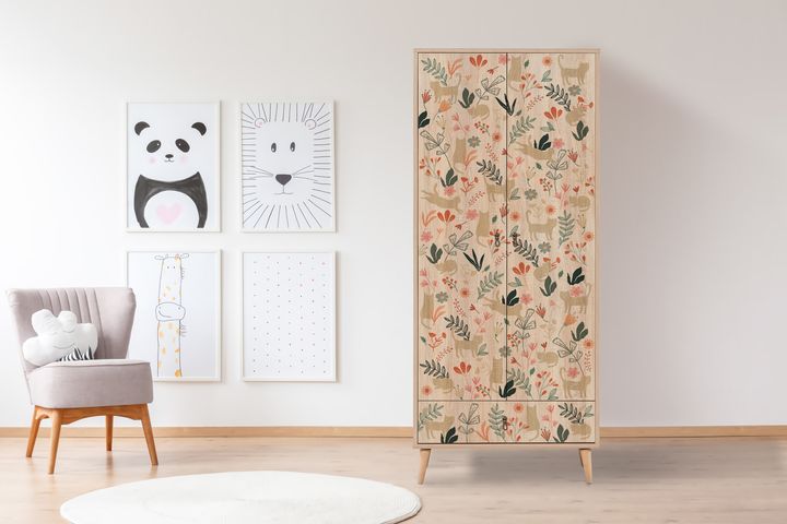 City Cat Kledingkast met 2 Deuren