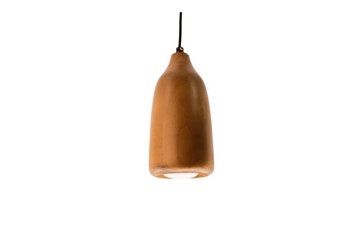 Massello Giorno Houten Hanglamp, Walnoot