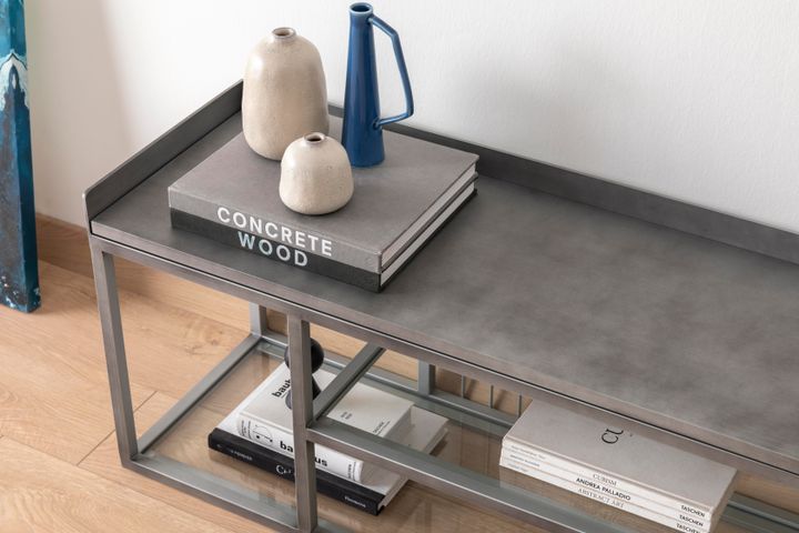 Lola Tv-Meubel, Zilver, 140 Cm