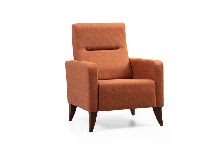 Polia Hoekbank en Fauteuil, Steenrood