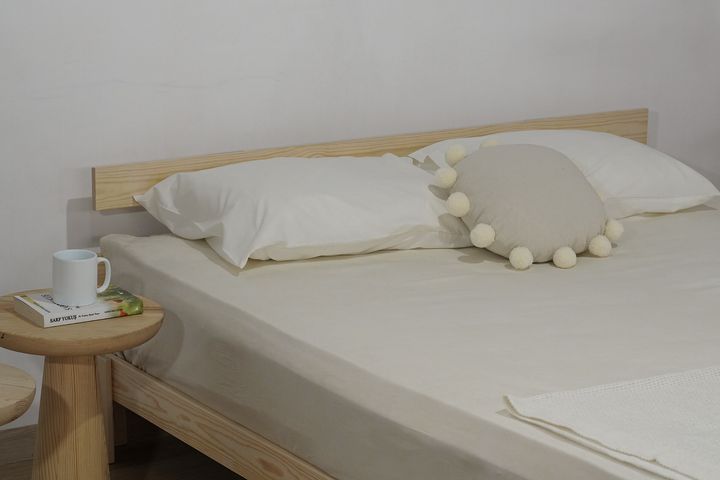 Axel Eko Berlin King Size Bed, 150 x 200 cm, Natural
