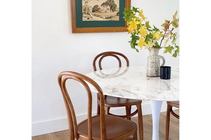 Tulip Marmeren Tafel, Wit