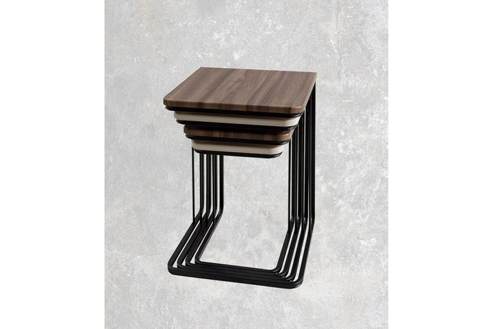 Vegas Zettafels met Zwarte Poten, Walnoot en Creme