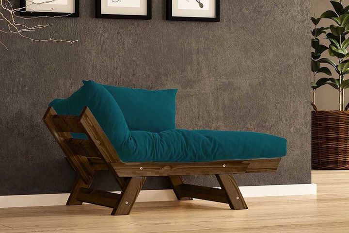 Woodesk Aller Fauteuil, Groenblauw