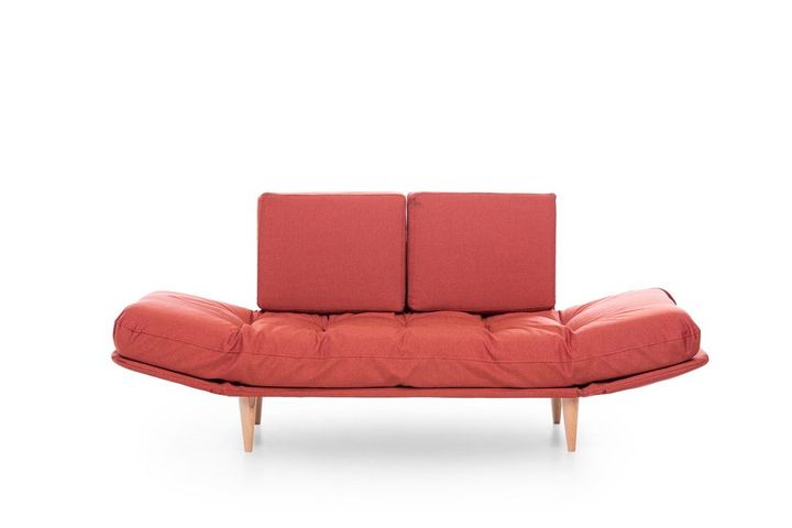 Futon Nina 2-Zitsbank, Steenrood