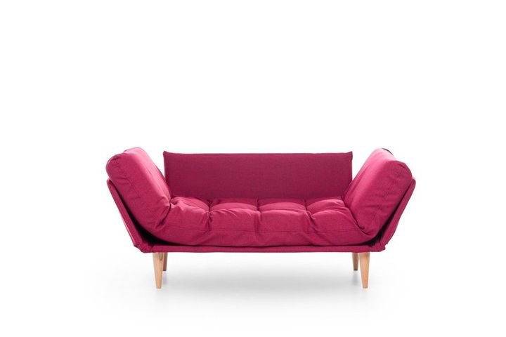 Futon Nina 2-Zitsbank, Bordeauxrood