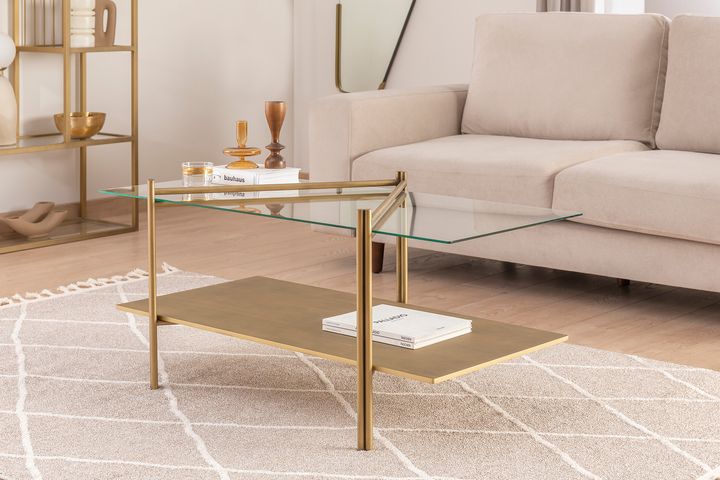 Olivya Salontafel, Messing Verouderd