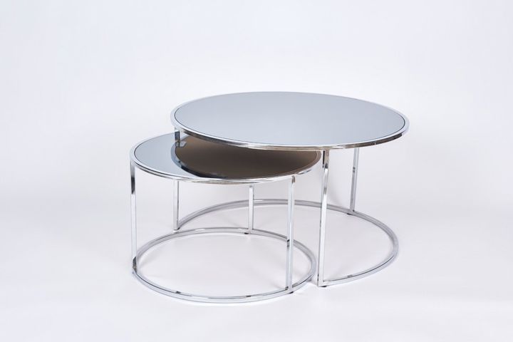 Word Coffee Table, Chrome