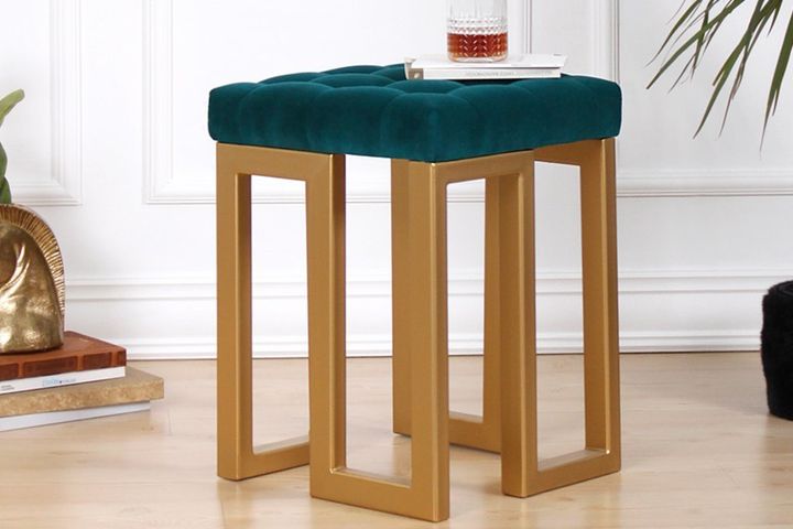 Portia Poef, Groenblauw