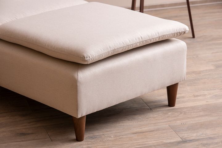 Pafu Lungo Chaise Longue, Creme