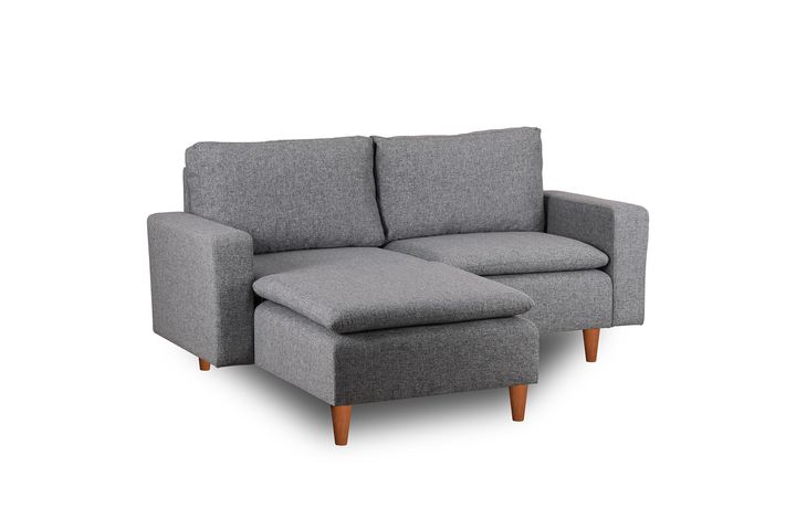 Pafu Lungo Mini-Hoekbank, Grijs