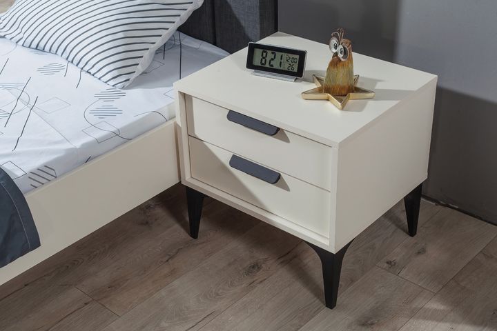 Kolosseum Nachtkastje, Wit