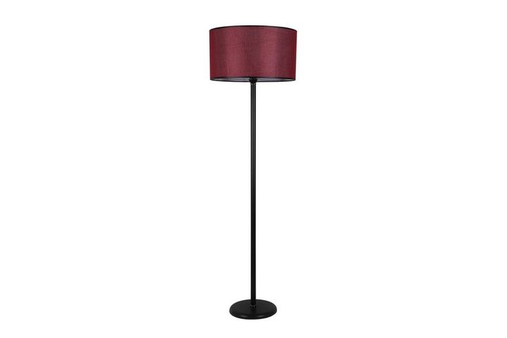 Koralle Cilinder Vloerlamp, Bordeaux
