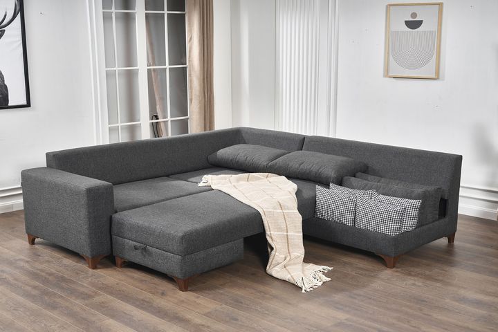 Masse Hoekbank Rechts, Antraciet