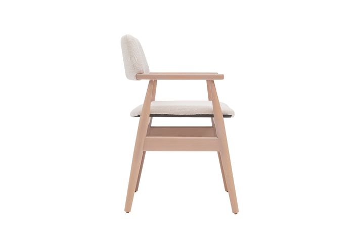 Siena Dining Chair, Ecru & Oak