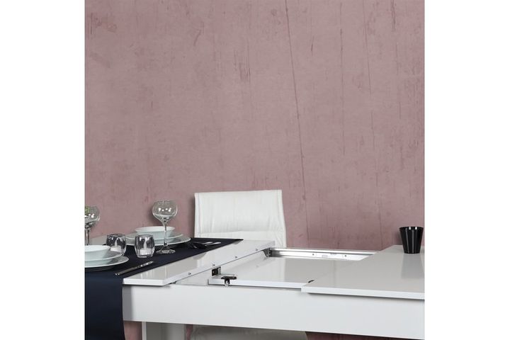 Oblo Uitschuifbare Eettafel, Wit Hoogglans