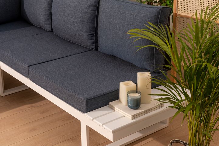 Lyra Tuinhoekbank, Donkerblauw