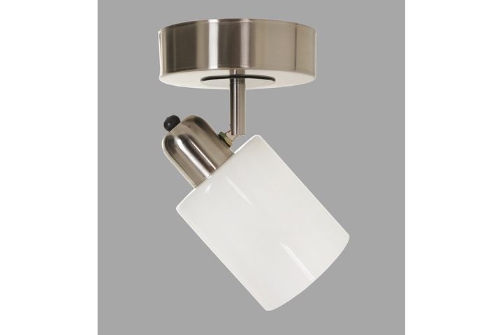 Nomi Winnie Glazen Hanglamp, Chroom en Wit