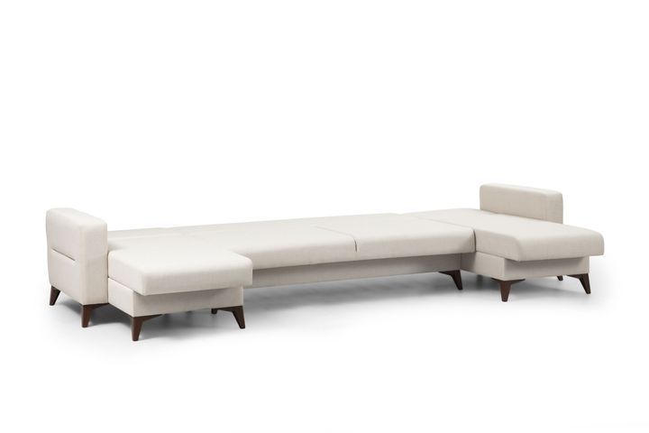 Kristal Hoekbank, Beige