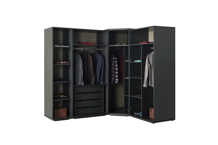 Aura Kledingkast met 2 Deuren en 4 Lades