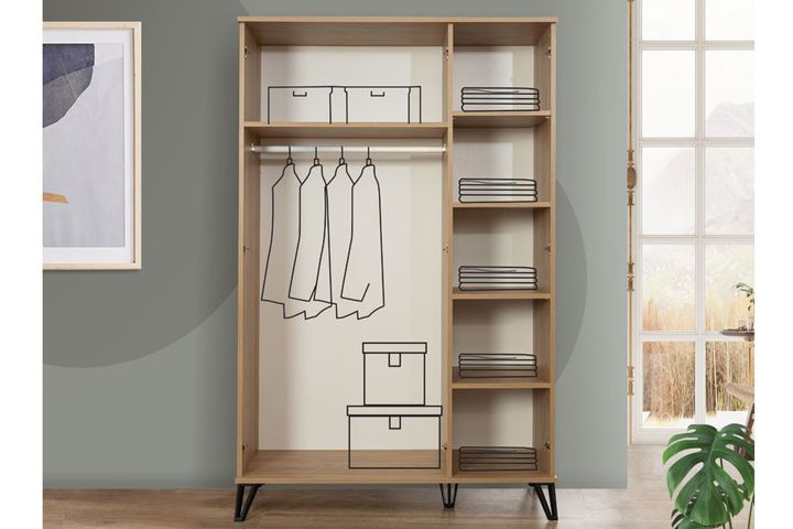 Noce Kledingkast met 3 Deuren