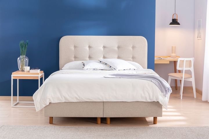 Luna Notte Boxspring Set, 160x200 cm (Kleurkeuze Stof In Showroom)