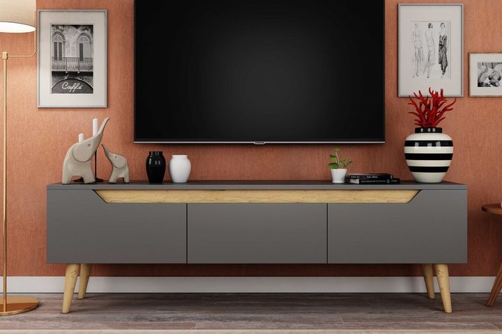 Mana TV-Meubel, Antraciet