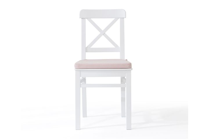 Symbol Fluwelen Stoel, Roze