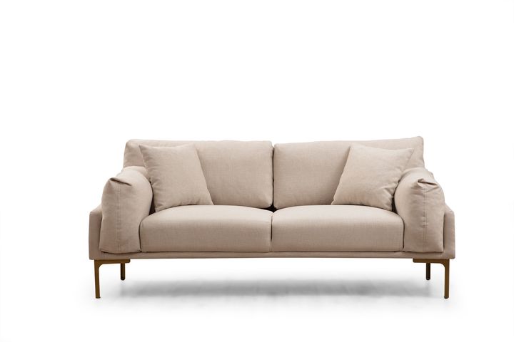 Leo 2-Sitzer Sofa, Creme