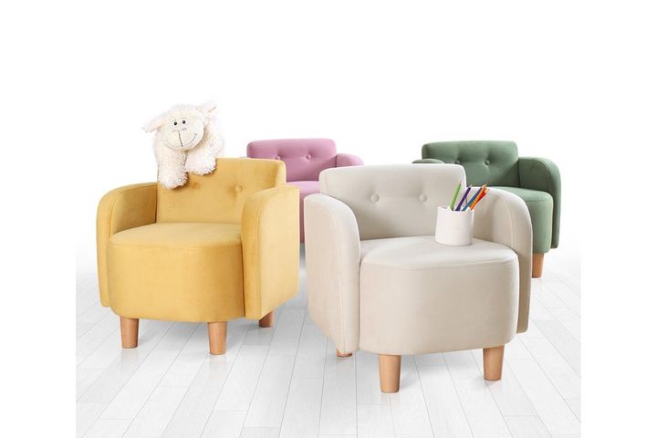 Voile Kinderfauteuil, Geel