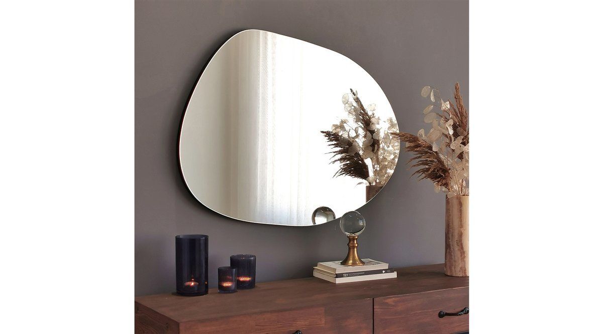 Neo Gusto Wall Mirror, Matte Black | Vivense London