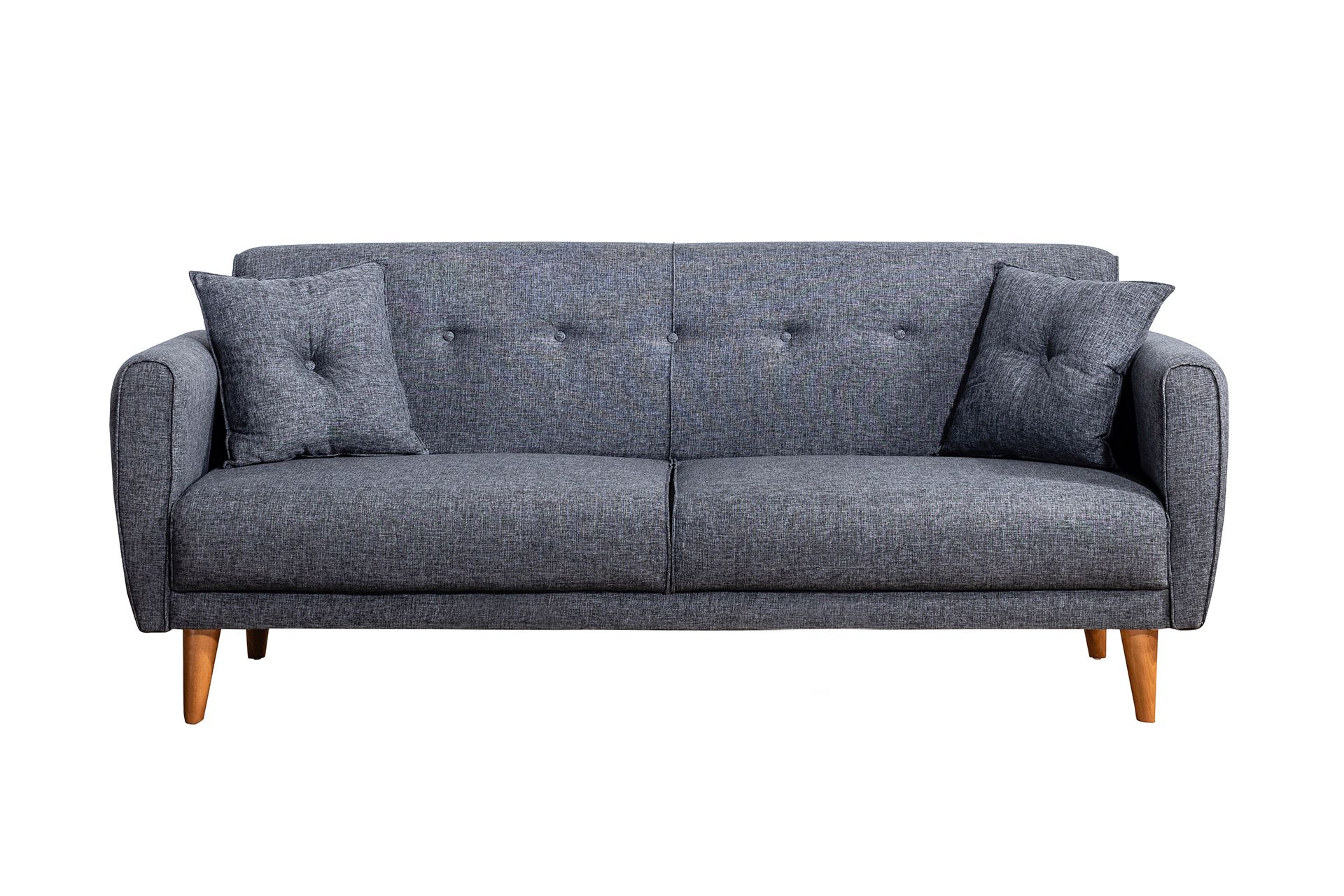 Aria Three Seater Sofa Bed, Anthracite Grey Vivense London