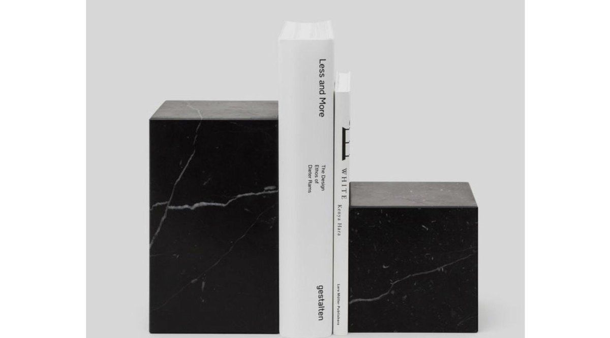 Kraz Marble Book Holder, Black Vivense London